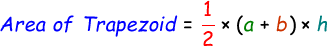 Area of Trapezoid Formula