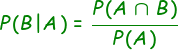 Calculating Conditional Probability