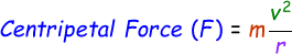 Centripetal Force Formula