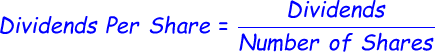 Dividends Per Share