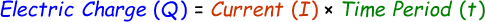 Electric Charge Formula