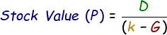 Gordon Growth Model Formula