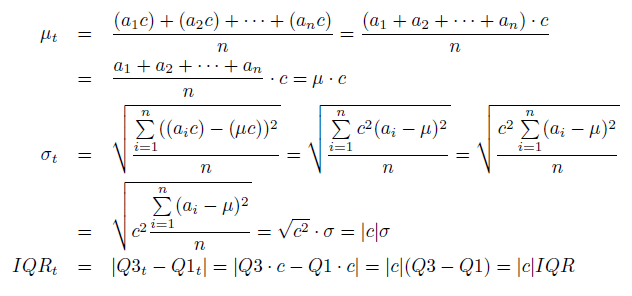 Linear Transformations Addition Multiplication