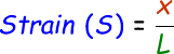 Strain Formula