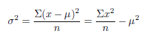 Variance of Population