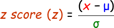 Z Score Formula
