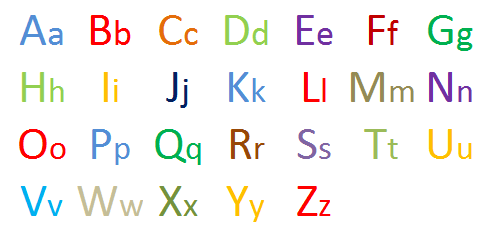 English Alphabets